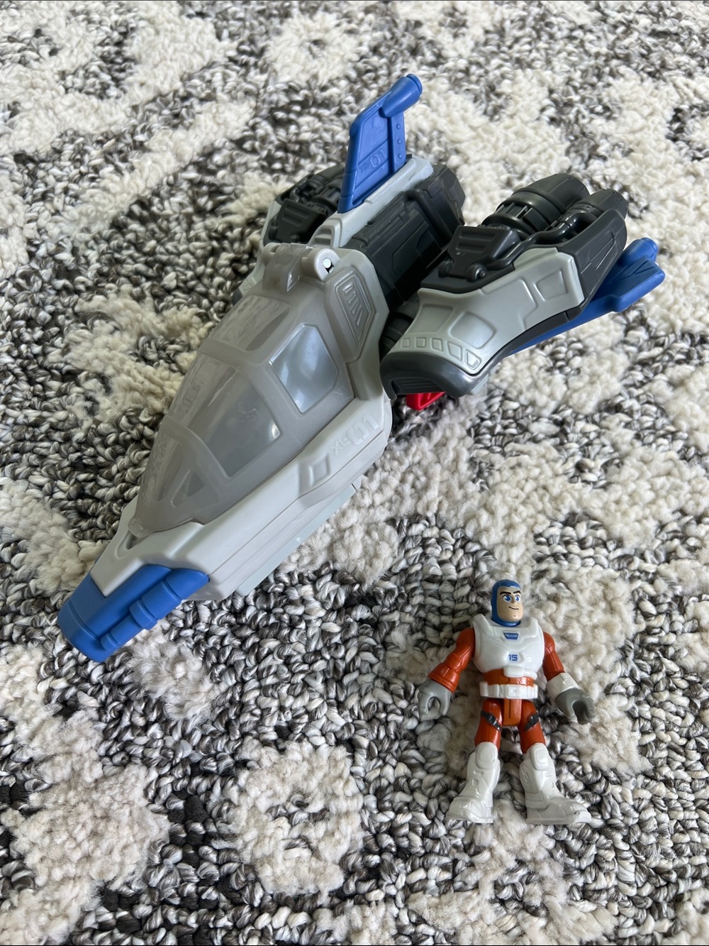 Imaginext Buzz Space Ship Toy with Action Figure